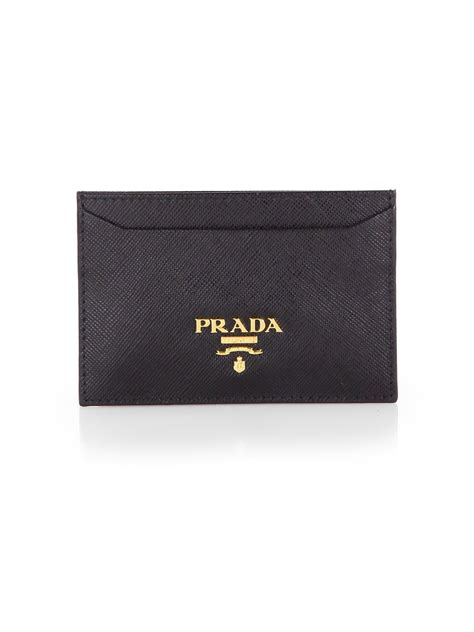 prada keychain card holder|prada credit card holder wallet.